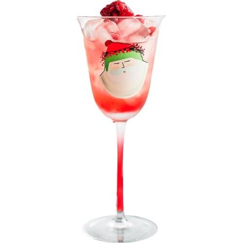 Super Cute Doll Creative Red Wine Champagne Glass European Style Santa Cocktail Glass Champagne Sparkling Portsble Wine Glass Cu