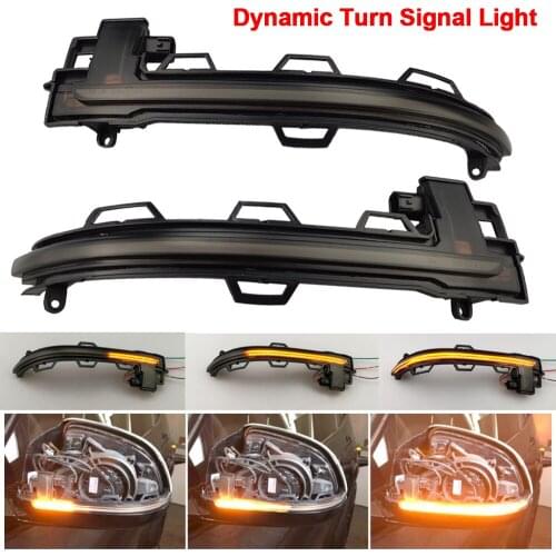 Smoked LED Side Rearview Mirror Indicator Blinker Light Sequential Dynamic Turn Signal FOR BMW X3 X4 X5 X6 F25 LCI F26 F15 F16
