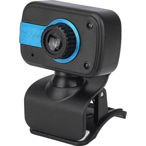 Portable HD Webcam Camera with Mount Clip Built-in Microphone Web Video Camera USB Plug and Play for Online Meeting Live Stream