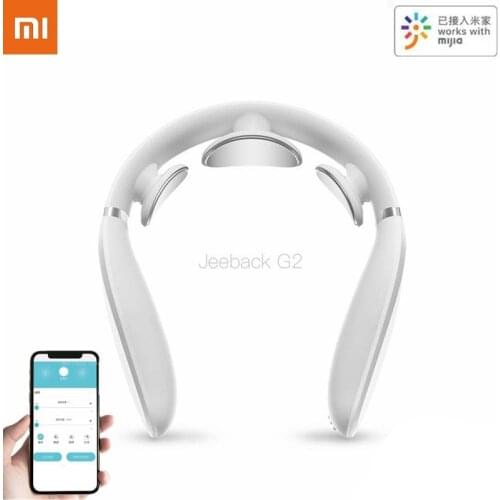 Xiaomi Jeeback Neck Aassager G2 Cervical TENS Pulse Back Neck Tens Far Infrared Heating Health Care Relax Work With Mijia App