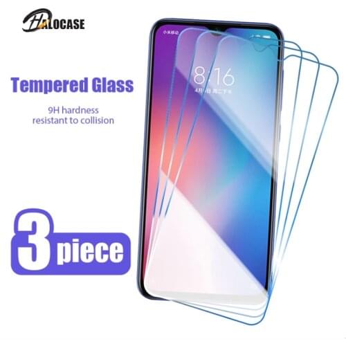 3 Pcs Tempered Glass For Xiaomi Mi 9 10 9 Lite 10T 10 Lite 10 Pro 5G Note3 Screen Glass For Xiaomi Poco X3 M3 X3 NFC F2 Pro