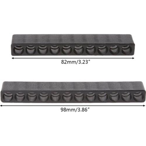 1Pc Screwdriver Hole 10/12 Holes Hex Shank Bit Holder Plastic Head Storage Case Tool