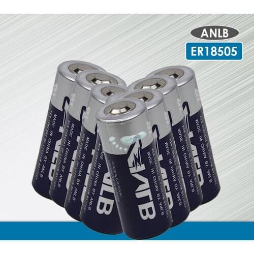 10pcs HOT NEW ANLB ER18505M ER1850518505 3.6V 4000mah LiSOCI2 PLC control Li-ion batteries