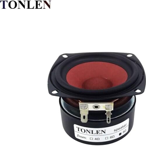 2PCS 3 inch Full Range Speaker 4 ohm 20 W Music Desktop Speakers Car HIFI DIY Home Theater Loudspeaker Subwoofer Tweeter