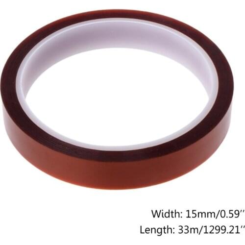 5mm 10mm 15mmx33M Polyimide Polymer Film Tape High Temperature Resistant Insulation Tape
