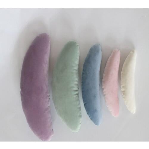 5 PCS/3PCS Newborn Baby Photo Props Professional Posing Crescent Pillow Photography Shoot Positioner Set White Multi