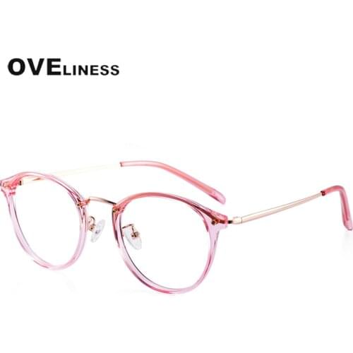 Anti fatigue computer eyewear Anti blue ray Reading glasses Clear Lens Presbyopic Round Men Female far sight glasses +1.5 +2.0