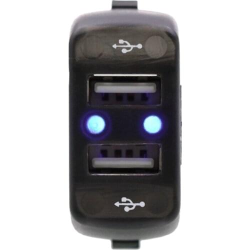 Dual USB Car Charger 5V 2.1A USB Power Socket Quick Charge Adapter for Smart Phone iPad iPhone Use for Scania Serie