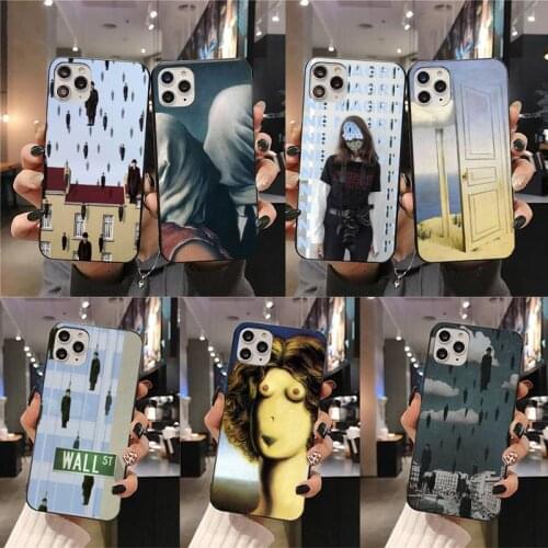 Rene magritte Phone Case for iphone 12 pro max mini 11 pro XS MAX 8 7 6 6S Plus X 5S SE 2020 XR case