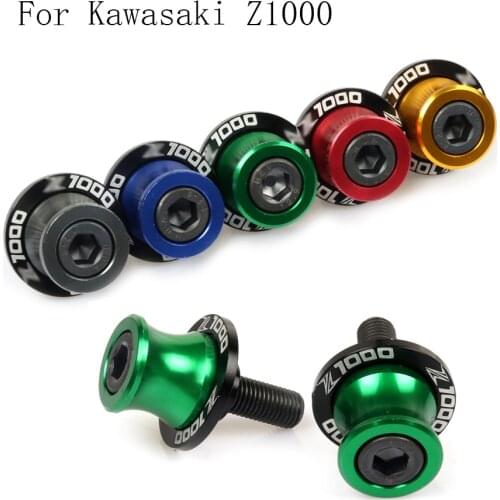 For Kawasaki Z1000 M10 2003-2014 M8 15-17 Motorcycle CNC Swingarm Slider Spools 10MM 8MM stand screws Slider Cover Protecto
