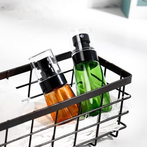 30/60/80/100 ML Fine Mist Travel Bottle Colorful Spray Empty Bottlle Portable Refillable Bottle Mini Plastic Cosmetic Container