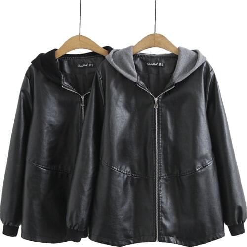 HXJJP Womens Fashion Leather Jackets