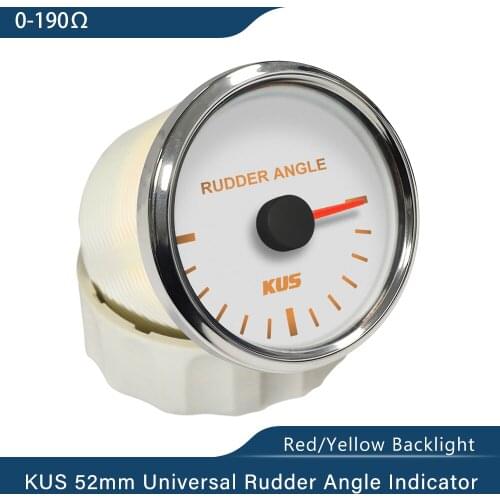 KUS Marine Rudder Angle Indicator Gauge 52mm With Backlight 12V 24V