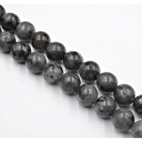 Natural Stone Spectrolite Round Beads Labradorite Wholesale Loose Beads for Jewelry Making Accessories 4-12mm DIY Free Shipping