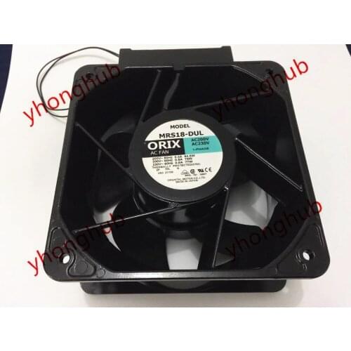 ORIX MRS18-TUL MRS18-DUL MRS18-DTM AC 200V 230V 180x180x90mm Server Cooling Fan
