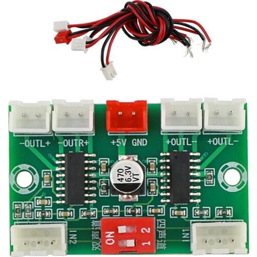 GHXAMP PAM8403 Digital Power Amplifier Board Four Channel USB 5V DIY Mini Amplifier 4*3W output