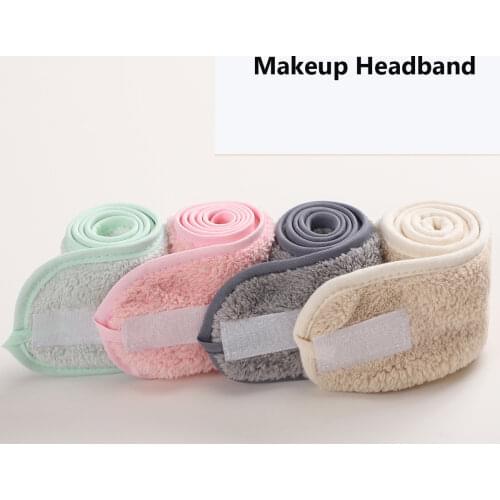 New Cute Rabbit Coral Fleece Wash Face Hairbands for Women Girls Headbands Headwear Hair Bands Turban Hair Accessories