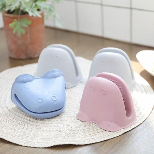 Oven Mitt Portable Comfortable Safe Insulated Glove Anti-scalding Mitten for Cooking