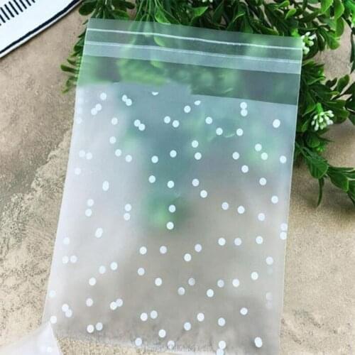 100 PCS Lovely Cute OPP Self Adhesive Cookie Bakery Candy Biscuit Roasting Treat Gift DIY Plastic Bag 10cmx10cm O15 20 Dropship