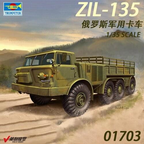 Assembled Model 1/35 Russia Zil-135 Transport Truck 01073 Plastic Kit Building Model