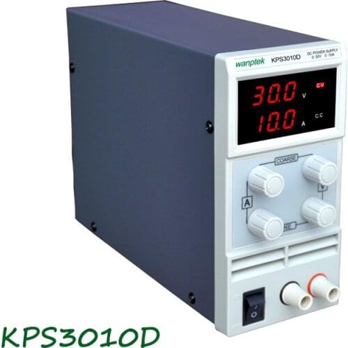 Stabilized Voltage High Precision Adjustable Double LED Display Switch DC Power Supply KPS3010D 30V 10A 110V-230V