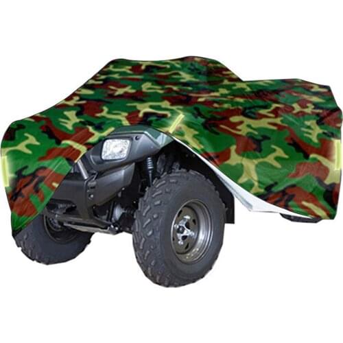 Universal 190T Waterproof Dustproof Cover Anti-UV Ripstop Beach Camouflage Vehicle Outdoor Protection Heavy Duty ATV ATC Cover