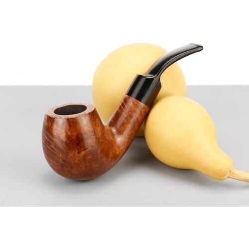 High Quality Briar Smoking Pipe 9mm Filter Mini Tobacco Pipe Briar Wood Pipe Portable Briar Pipe Smoke Tool