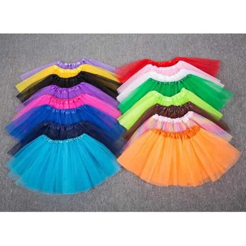 E JUE SHUNG Candy Color Tutu Skirt Cosplay Party Ballet Dance Short Dress