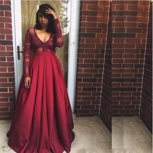 New Arrival Chic Burgundy Floor Length For Women to Formal Party Pleated Satin Long Skirt High Waist Zipper Style Maxi Skits