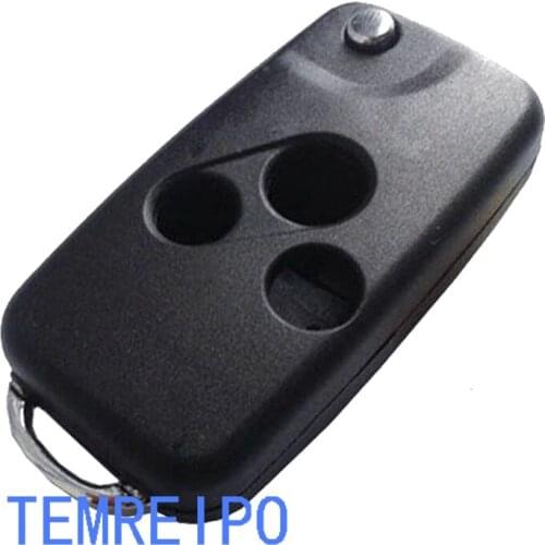 10pcs/lot 3 Buttons Flip Folding Remote Car Key Shell Case Cover For Honda Accord Jazz S2000 CRV HRV FRV CIVIC