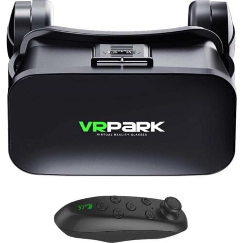 3D VR Glasses Goggles With Gamer Controller Headset Helmet Type VR Glasses For 4.5- 6.7 Smart Phone WiFi FPV Drone Children Toy