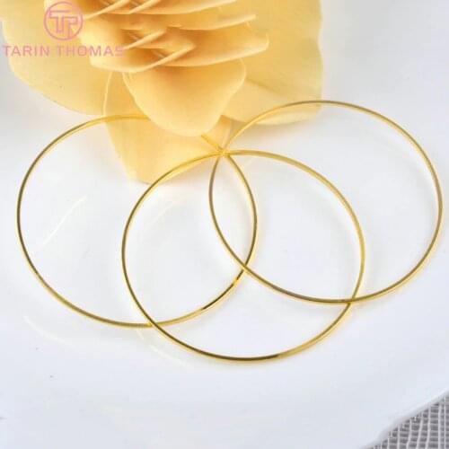 50PCS 25MM Brass Imitation Rhodium Round Closed Jump Rings Connect Rings Diy Jewelry Findings Accessories Wholesale