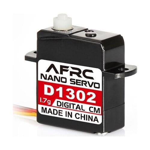 AFRC-D1302 Mini 1.7G Large Torque Mini Digital Servo JST Connector for RC Model Drone Airplane Helicopter