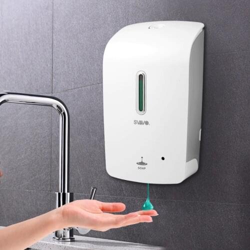 1000ml Capacity Automatic Soap Dispense Bathroom Accessoriesr Washroom Touchless Style Plastic Liquid Soap Dispenser