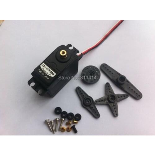1piece LD-1501MG Full Metal Gear Digital Servo Dedicated 17KG Torque High Big Torque For RC Arduino Robot Manipulator DIY