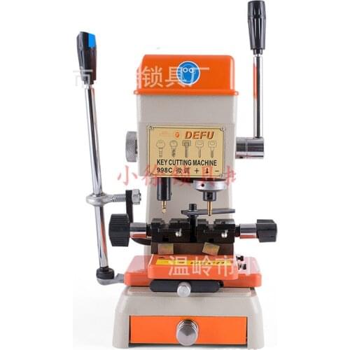 Defu key machine 998C multi-function fixture punching machine inside and outside milling groove cylinder plum blossom key duplic