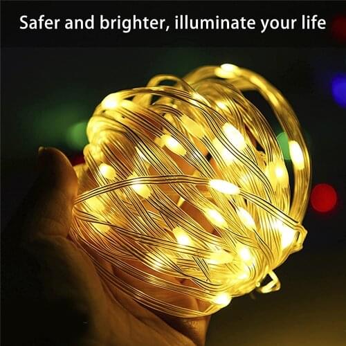 Finger family LED String Lights With Transparent Wire