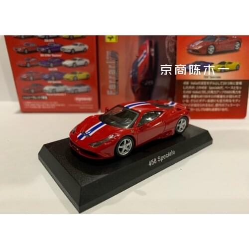 1/64 KYOSHO Ferrari 458 Speciale Collect die casting alloy trolley model