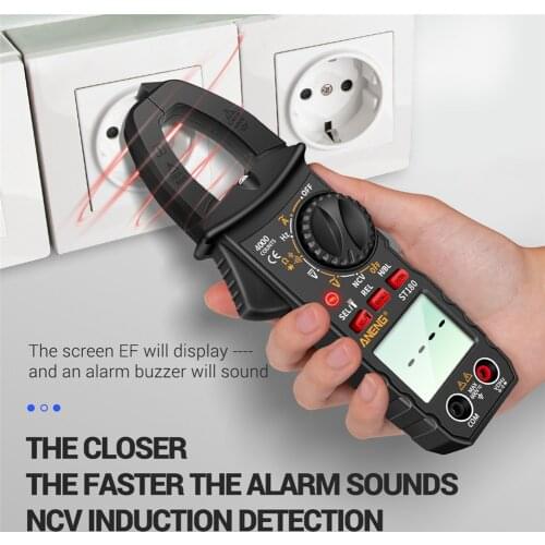 Multi-function Digital Meter Power Energy Digital Current Clamp Multimeter 4000 Counts Ammeter Voltmeter Ohm Tester