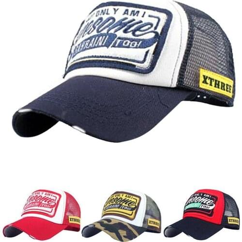 Fashion Baseball Caps Women Embroidered Awesohle Flower Denim Cap Fashion Baseball Cap Topee Summer Hip Hop Caps Trucker Hat