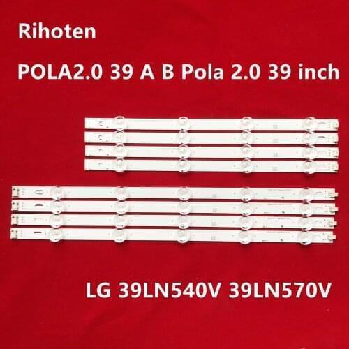 New 10sets LED backlight Stripsfor LG 39LN5400 39LN540V 39LN570V innotek HC390DUN POLA2.0 39 A B Pola 2.0 39 inch