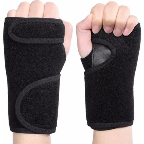 Removable Splint Muscle Protector Adjust Spring Steel Wrist Brace Support Splint Sprain Fractures Carpal Wrist Wristband Support