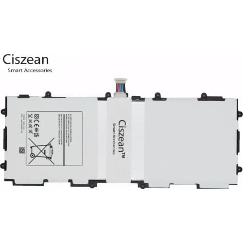 Ciszean 1x 6800mAh T4500E / T4500C Replacement Battery For Samsung Galaxy Tab Tablet 3 10.1 P5200 P5210 P5220 P5213