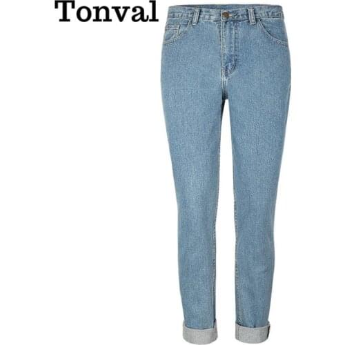Женские высокие джинсы Tonval China At AliExpress