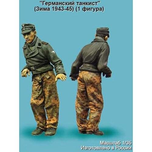 1/35 resin white model World War II resin model soldier resting state need to manually color the model free shipping