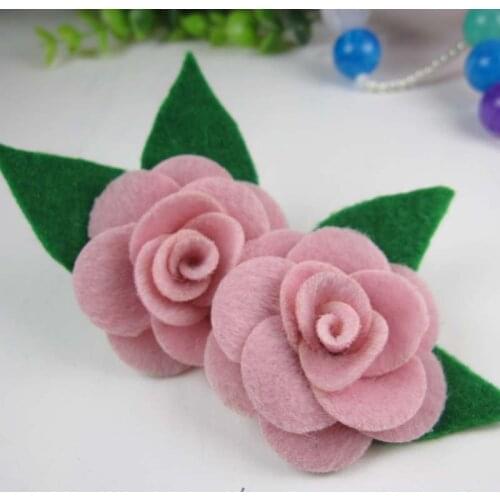 10pcs/lot 2inch Imitation armpits fabric flowers for girl fashion corsage brooch pin fashion cloth accessory