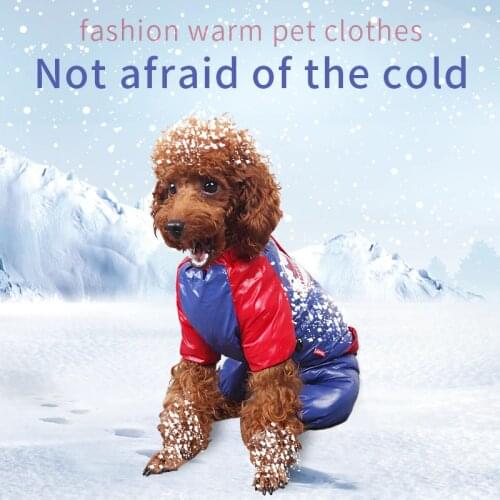 2018 christmas gift pet clothing winter dog clothes waterproof dog jacket coat Russian windproof Dachshund dog jumpsuit top