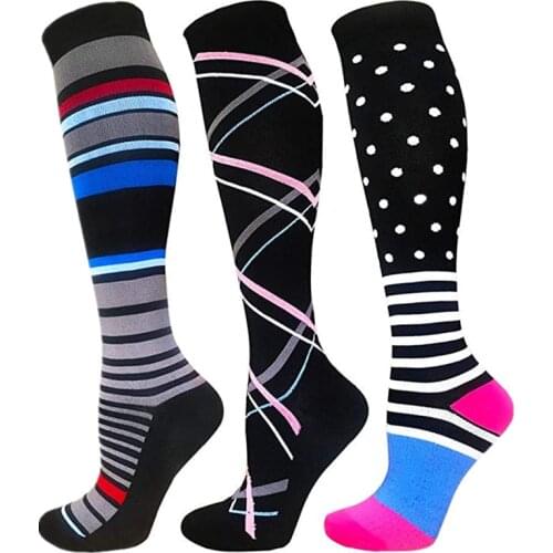 49 Styles Men Socks Compression Golf Stockings Running Basketball Football Socks Anti-swelling Stretch Outdoor Sports Socks