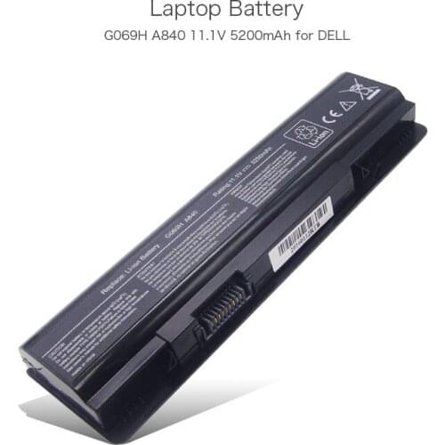 A840 11.1V 5200mAh Buy Laptop Battery Online for DELL Inspiron 1410 PP37L PP38L Vostro A840 Vostro A860 G069H PC Batteries