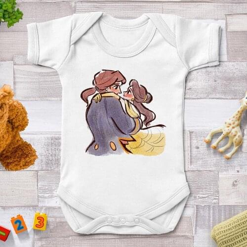 Baby Rompers For Boys And Girls Summer New Soft White O-neck Newborn Clothes Jumpsuits For Bebes Harajuku Infant Outfits 0-24